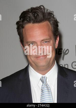 ARCHIVE : 1 août 2010 - Beverly Hills, CA - Matthew Perry. Visite estivale de Disney ABC Family 2010 TCA - Journée à l'hôtel Beverly Hilton. (Image de crédit : © Faye Sadou/AdMedia via ZUMA Press Wire) USAGE ÉDITORIAL SEULEMENT! Non destiné à UN USAGE commercial ! Banque D'Images