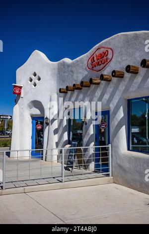 El Vado Motel le long de la route 66 à Albuquerque, Nouveau-Mexique, États-Unis [pas d'autorisation du propriétaire ; licence éditoriale uniquement] Banque D'Images