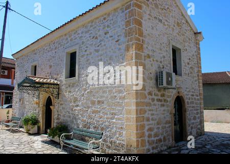 Église St Georges, Roda, Corfou, Grèce Banque D'Images