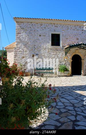 Église St Georges, Roda, Corfou, Grèce Banque D'Images