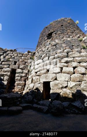 Nuraghe Santu Antine, Tour de la culture Bonnanaro, ruine mégalithique, Forteresse, site archéologique près de Torralba, Sassari, Sardaigne, Italie Banque D'Images