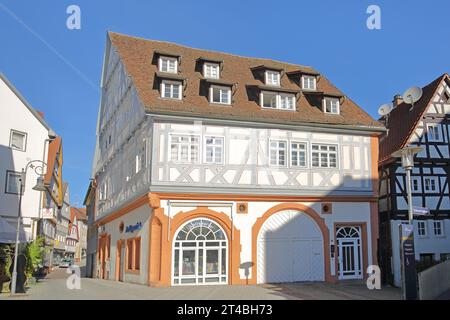 Maison à colombages Casparischer Bau, Waiblingen, Baden-Wuerttemberg, Allemagne Banque D'Images