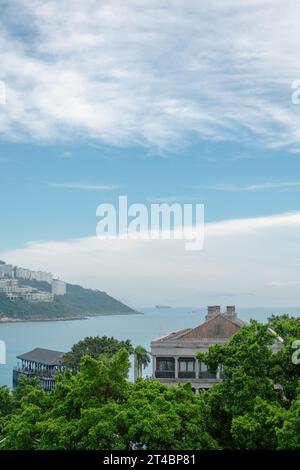 Vue sur la baie de Stanley à Hong Kong Banque D'Images