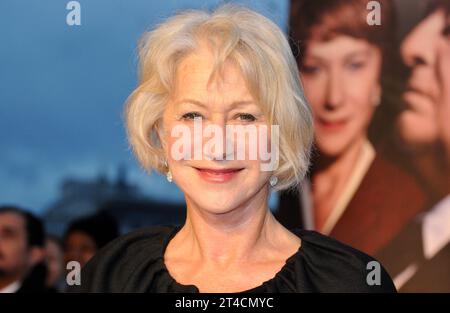 Dame Helen Mirren, Hitchcock UK Premiere, BFI Southbank, Londres, Royaume-Uni Banque D'Images