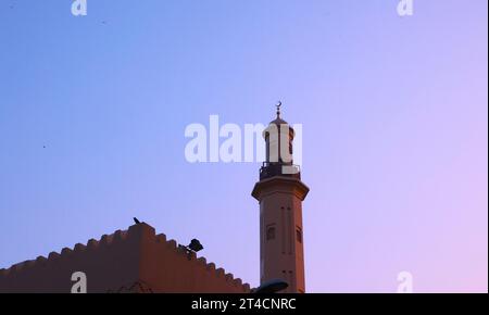 29 octobre 2023, Dubaï, Émirats arabes Unis. Vue du marché de BUR Dubaï tôt le matin. Banque D'Images