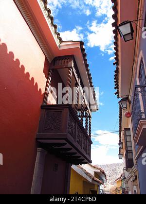 Jaen Street à La Paz, Bolivie Banque D'Images