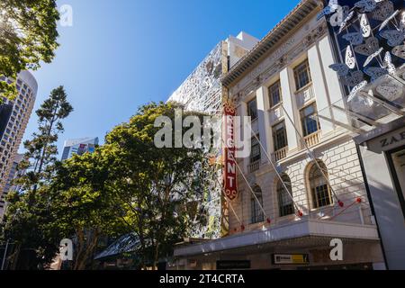 Queen St Mall dans le quartier des affaires de Brisbane en Australie Banque D'Images