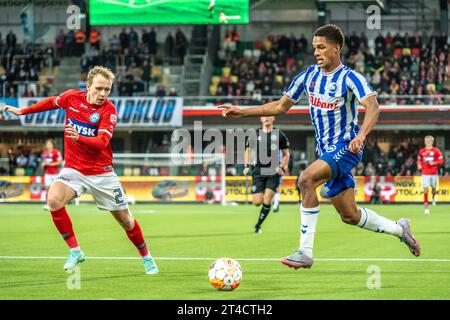 Silkeborg, Danemark. 29 octobre 2023. Charly Horneman (21) d'Odense BK vu lors du match 3F Superliga entre Silkeborg IF et Odense BK au JYSK Park à Silkeborg. (Crédit photo : Gonzales photo - Nicolai Berthelsen). Banque D'Images