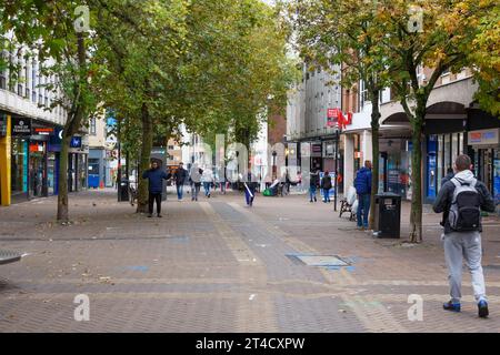 Abington Street Northampton en 2023 Banque D'Images