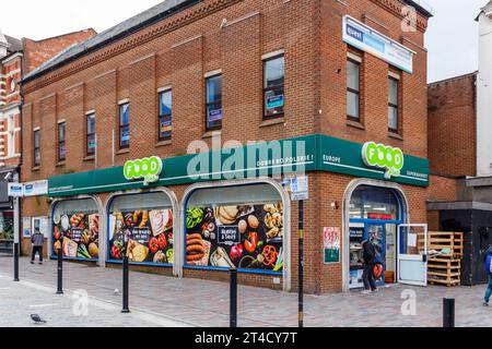 Un magasin polonais à Northampton en 2023 Banque D'Images