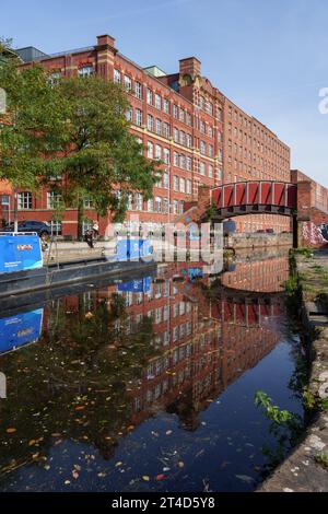 Re-développé des moulins à Ancoats, Manchester. Banque D'Images