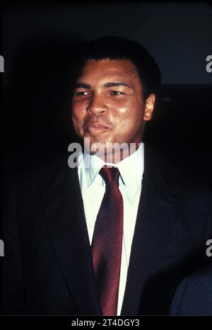 MUHAMMAD ALI ; Cassius Marcellus Clay Jr. ; 17 janvier 1942 - 3 juin 2016 ; boxeur professionnel américain et activiste ; juillet 1981 ; crédit : Lynn McAfee / Performing Arts Images www.performingartsimages.com Banque D'Images