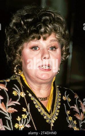 SHELLEY WINTERS ; Shirley Schrift ; (18 août 1920 – 14 janvier 2006) actrice américaine ; 1981 ; crédit : Lynn McAfee / Performing Arts Images www.performingartsimages.com Banque D'Images