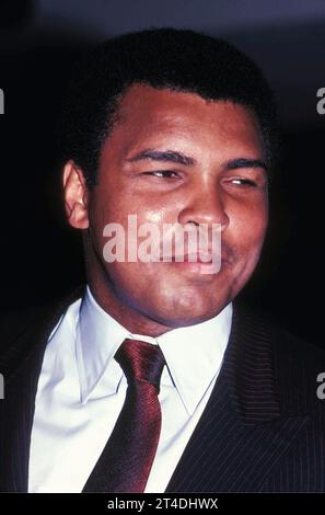 MUHAMMAD ALI ; Cassius Marcellus Clay Jr. ; 17 janvier 1942 - 3 juin 2016 ; boxeur professionnel américain et activiste ; juillet 1981 ; crédit : Lynn McAfee / Performing Arts Images www.performingartsimages.com Banque D'Images