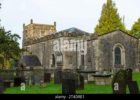 St Mary’s Church, Tissington, Derbyshire, Angleterre Banque D'Images