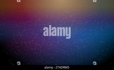 Fond abstrait ciel étoilé de nuit. Conception de galaxie vectorielle Illustration de Vecteur