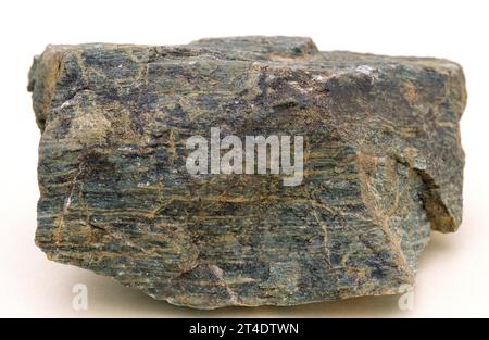 L'amphibolite est une roche métamorphique principalement composée de minéraux amphiboles. Exemple. Banque D'Images