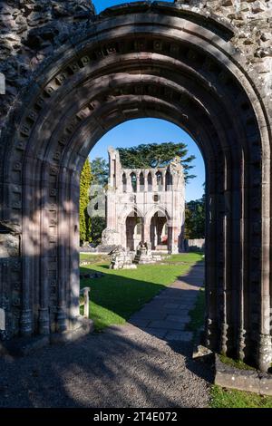 Abbaye de Dryburgh, Dryburgh, Scottish Borders, Écosse, Royaume-Uni Banque D'Images