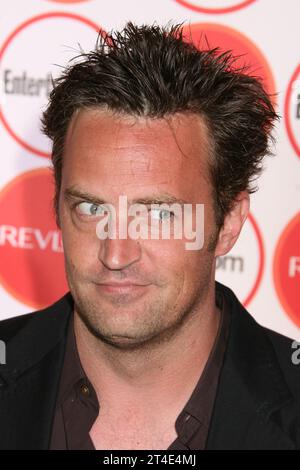 28 octobre 2023 - Los Angeles, Californie - â€œFriendsâ€ l'acteur Matthew Perry, 54 ans, a été trouvé insensible dans son jacuzzi à son domicile. 26 août 2006 - Los Angeles, Californie. Matthew Perry. Entertainment Weekly Magazine 4e fête pré-Emmy annuelle. (Image de crédit : © Byron Purvis/AdMedia via ZUMA Press Wire) USAGE ÉDITORIAL SEULEMENT! Non destiné à UN USAGE commercial ! Banque D'Images