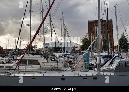 Des images incroyables prises à Hull avec caméra Banque D'Images