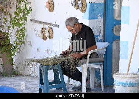 Weaver tunisien Banque D'Images