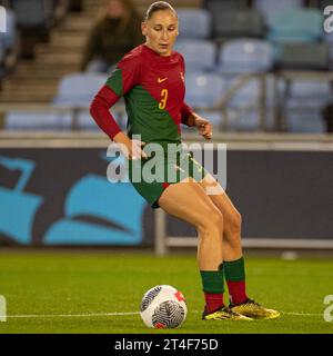 Manchester le lundi 30 octobre 2023. Clara Moreira #3 du Portugal lors du match amical international entre l'Angleterre féminine de moins de 23 ans et le Portugal à l'Academy Stadium, Manchester le lundi 30 octobre 2023. (Photo : Mike Morese | MI News) crédit : MI News & Sport / Alamy Live News Banque D'Images