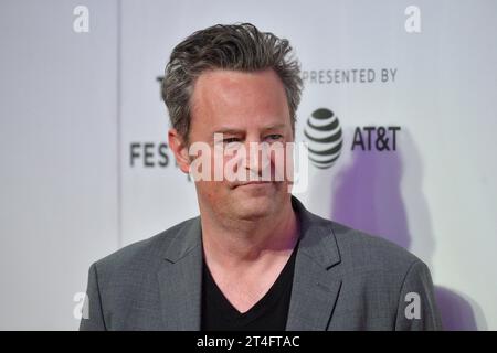 Matthew Perry assiste à la projection de « The Circle » lors du Festival du film Tribeca 2017 au BMCC Tribeca PAC le 26 avril 2017 à New York. Banque D'Images