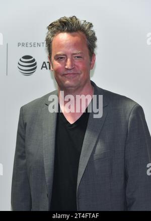 Matthew Perry assiste à la projection de « The Circle » lors du Festival du film Tribeca 2017 au BMCC Tribeca PAC le 26 avril 2017 à New York. Banque D'Images