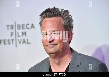 Matthew Perry assiste à la projection de « The Circle » lors du Festival du film Tribeca 2017 au BMCC Tribeca PAC le 26 avril 2017 à New York. Banque D'Images