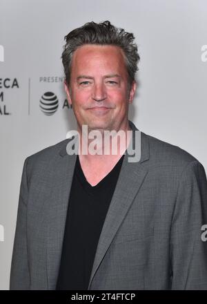 Matthew Perry assiste à la projection de « The Circle » lors du Festival du film Tribeca 2017 au BMCC Tribeca PAC le 26 avril 2017 à New York. Banque D'Images