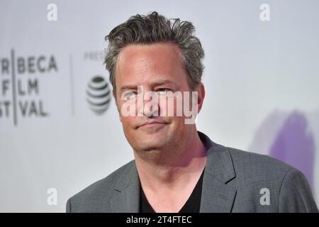 Matthew Perry assiste à la projection de « The Circle » lors du Festival du film Tribeca 2017 au BMCC Tribeca PAC le 26 avril 2017 à New York. Banque D'Images