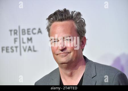 Matthew Perry assiste à la projection de « The Circle » lors du Festival du film Tribeca 2017 au BMCC Tribeca PAC le 26 avril 2017 à New York. Banque D'Images