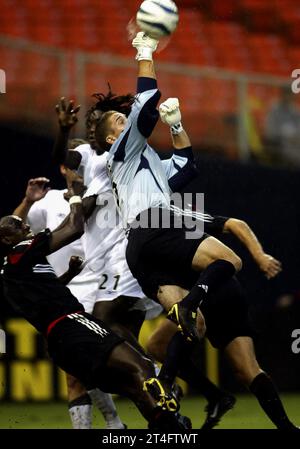 MLS. DC United 2 New England Revolution 2. Stade RFK, Washington DC. Août 14 2004. Banque D'Images