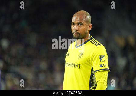 Orlando, Floride, États-Unis, 30 octobre 2023, Teal Bunbury, joueur de Nashville SC, au stade Exploria (crédit photo : Marty Jean-Louis/Alamy Live News Banque D'Images