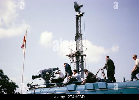 Véhicule de diffusion extérieur ATV, émission de la Royal Agricultural Society of England, exposition royale, Stoneleigh, Warwickshire, Angleterre, ROYAUME-UNI 1967 Banque D'Images