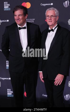 Florian Grill, président de la FFR, et Jacques Rivoal lors des World Rugby Awards 2023 le 29 octobre 2023 au opra Garnier à Paris - photo Laurent Dairys / DPPI Banque D'Images