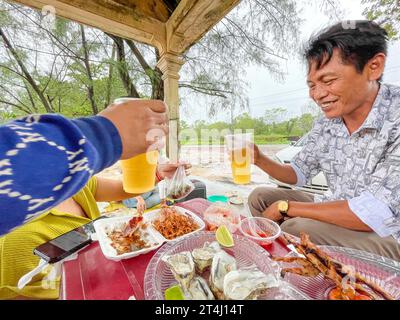 Cambodge, Sihanoukville, heure du déjeuner Banque D'Images