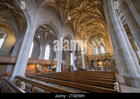 Evangelische Stiftskirche St. Georg, Tübingen, Baden-Württemberg, Deutschland *** Evangelical Collegiate Church St George, Tübingen, Baden Württemberg, Allemagne Banque D'Images