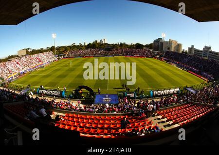 Maldonado, Uruguay , 28 octobre 2023, vue du stade Domingo Burgueño avant le dernier match de la coupe Conmebol Sudamericana Banque D'Images