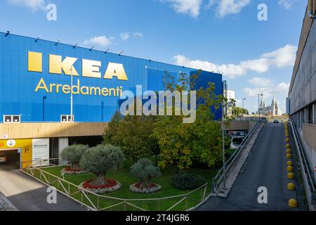 Magasin IKEA au centre commercial Porta di Roma à Rome Banque D'Images