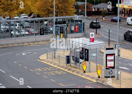 Cradley Heath Interchange, West Midlands, Angleterre, Royaume-Uni Banque D'Images