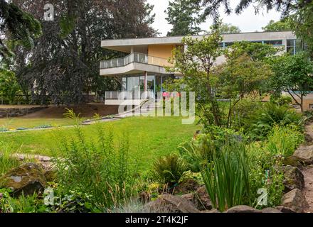 Villa Schminke (Stiftung Haus Schminke, Schminke House), Lobau, Loebau, Allemagne Banque D'Images