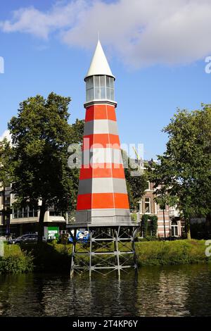 Le phare d'Aldo Rossi au parc Valkenberg à Breda, pays-Bas Banque D'Images