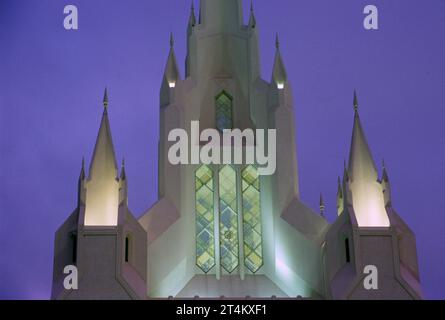Temple de San Diego (LDS), La Jolla, Californie Banque D'Images