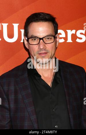 **PHOTO DE FICHIER** Tyler Christopher est décédé. PASADENA, CA - JANVIER 09 : Tyler Christopher à la tournée de presse hivernale de NBCUniversal 2018 au Langham Huntington, Pasadena le 9 janvier 2018 à Pasadena, Californie. Crédit : David Edwards/MediaPunch Banque D'Images