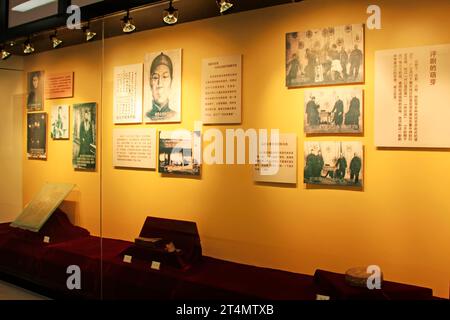 Luannan - juin 14 : salle d'exposition PingJu dans la salle commémorative de ChengZhaoCai, le 14 juin 2015, comté de Luannan, province de hebei, Chine Banque D'Images