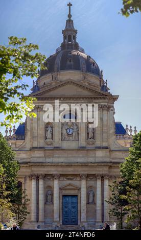 Chapelle de la Sorbonne, Tombeau de Richelieu, 17e siècle construit, place de la Sorbonne, Paris, France Tombeau Banque D'Images