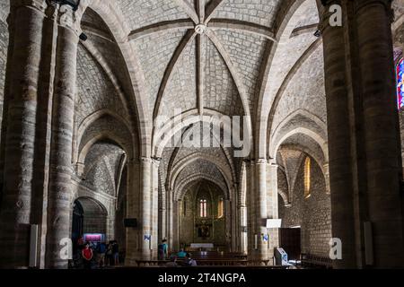 Sanctuaire et monastère, chemin de Saint James, Monasterio de Santo Toribio de Liebana, Camaleno, Cantabrie, Espagne du Nord, Espagne Banque D'Images