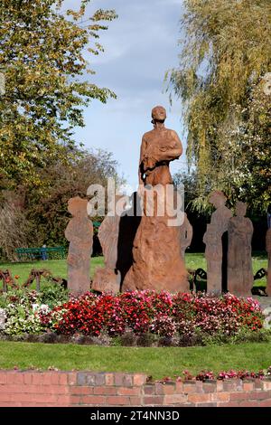 Mary Macarthur Gardens, Cradley Heath, West Midlands, Angleterre, Royaume-Uni Banque D'Images