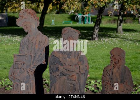 Mary Macarthur Gardens, Cradley Heath, West Midlands, Angleterre, Royaume-Uni Banque D'Images